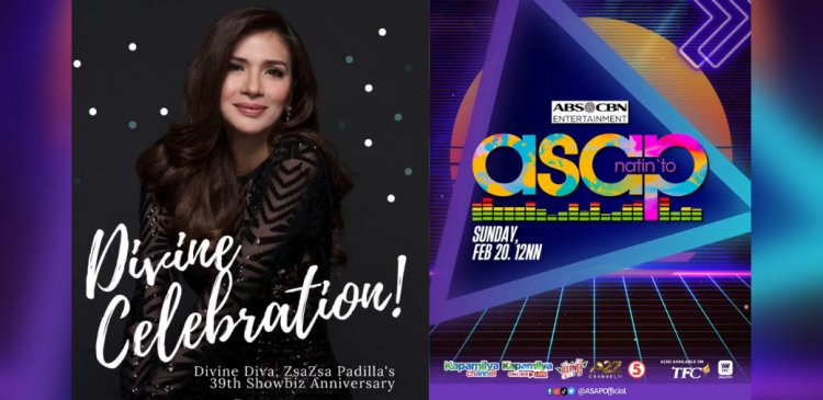 Zsa Zsa Celebrates 39th Showbiz Anniversary on ‘ASAP Natin ‘To’