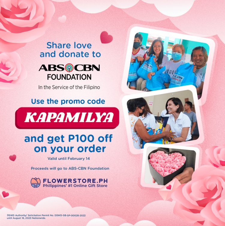 Celebrate Love this Valentine’s with Flowerstore.ph and the ABS-CBN Foundation